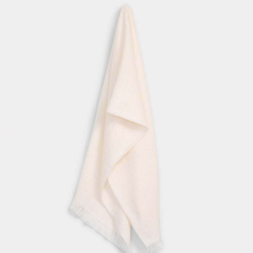 SIMONS | Mohair-blend Monochrome Scarf